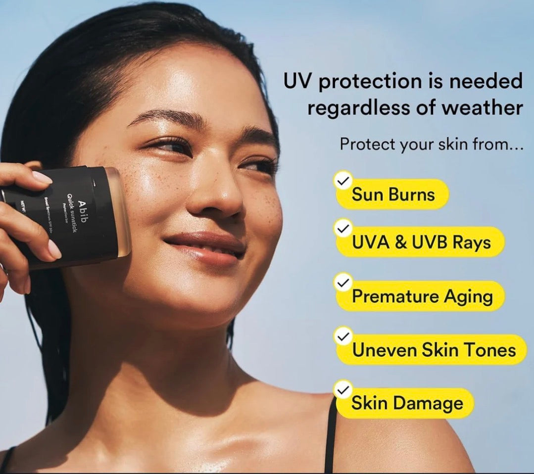 SPF50+ Korean Airy Sunstick (Invisible, No White Cast)